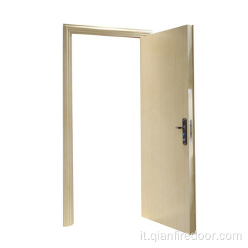 porta tagliafuoco a doppia porta per interni in legno